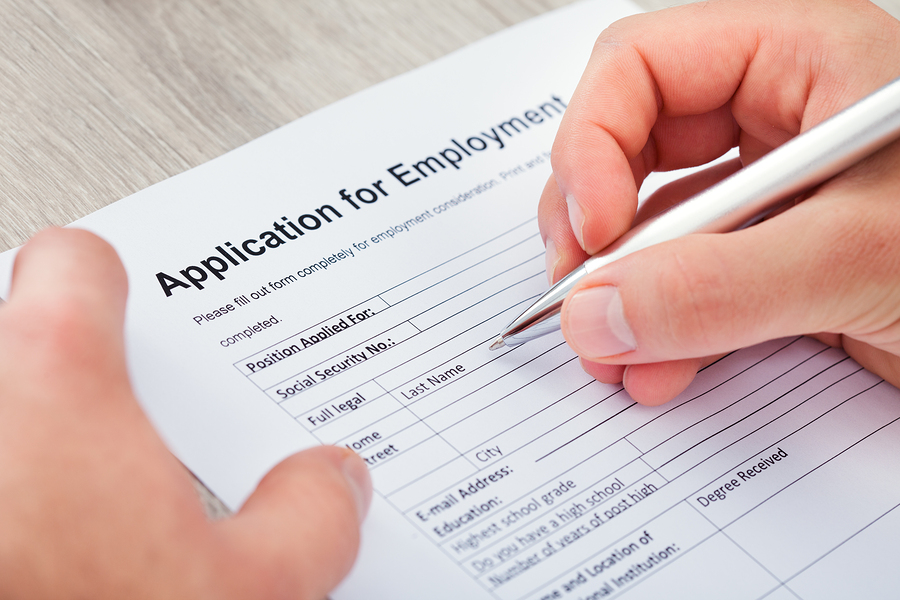 Filling Application For Employment Winston Salem